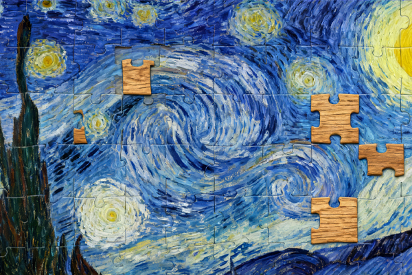 Puzzle game screenshot showing intriguing gameplay and visuals